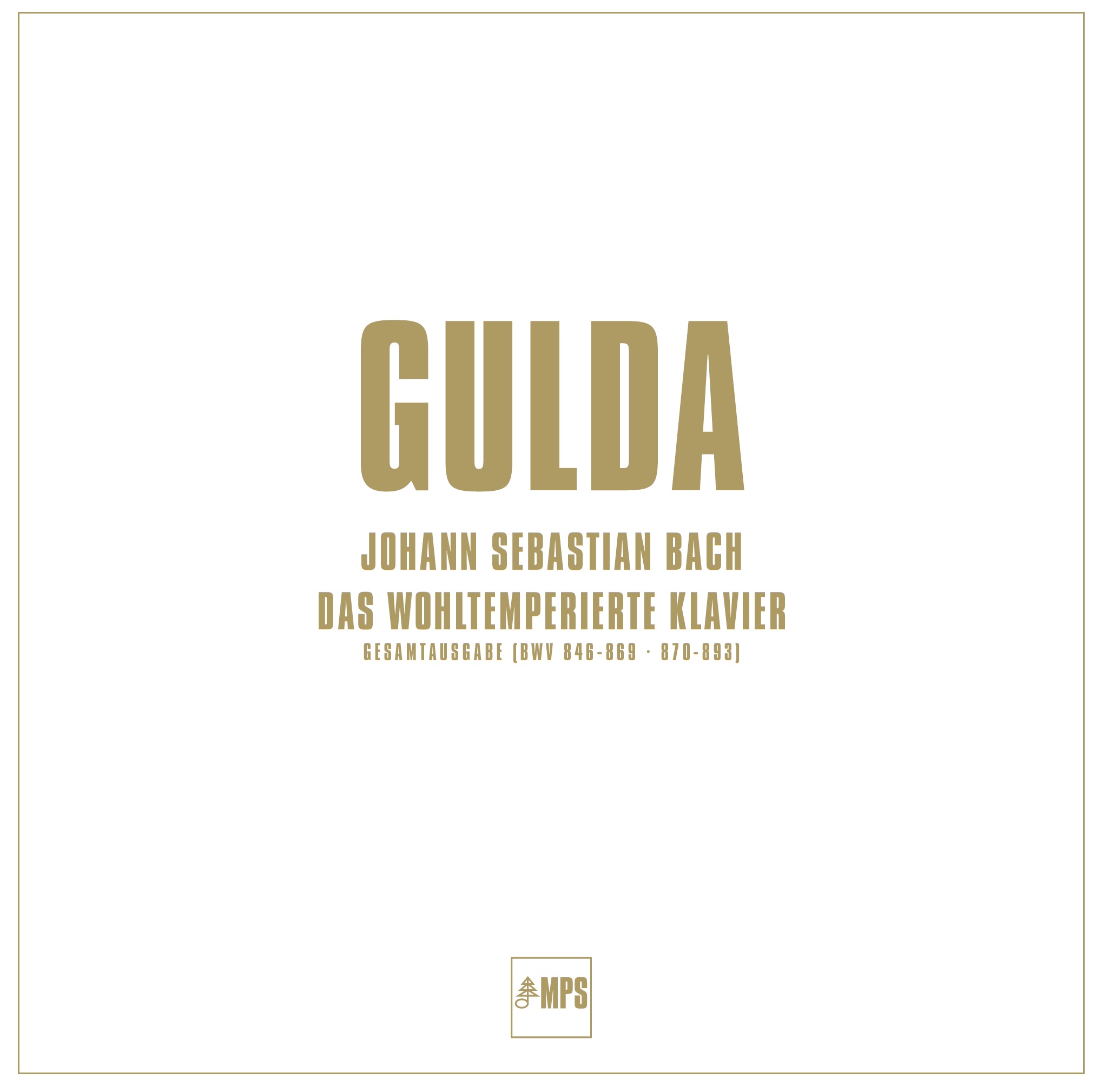クラシック BACH DAS WOHLTEMPERIERTE KLAVIER GULDA The Well-Tempered Clavier - MPS : MPS