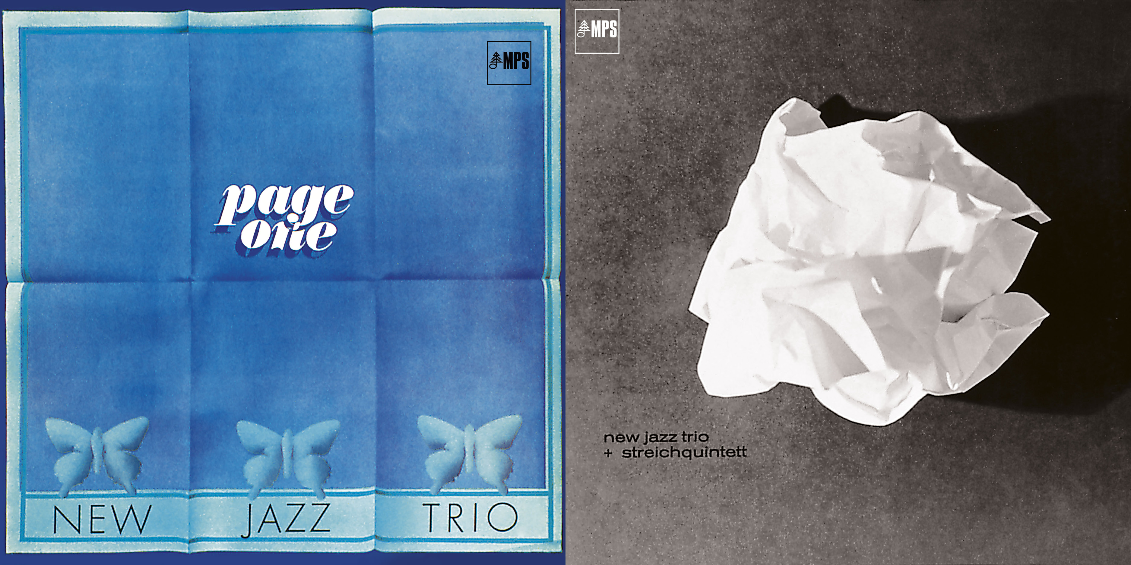 激レア見本盤　 THE NEW JAZZ TRIO / PAGE ONE Digital Release: New Jazz Trio - Page One / Page Two - MPS : MPS